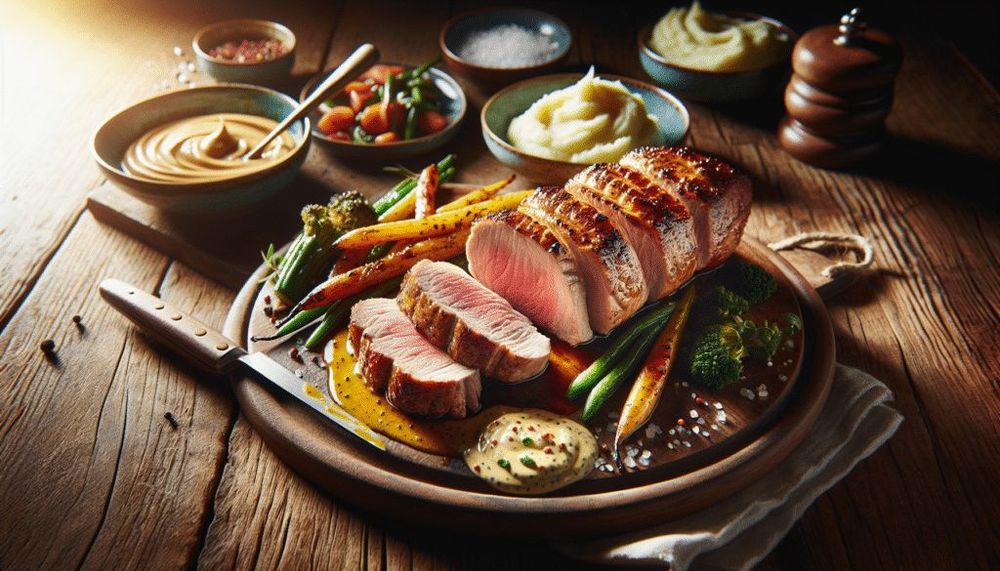 Pork Tenderloin with Dijon Cream Sauce