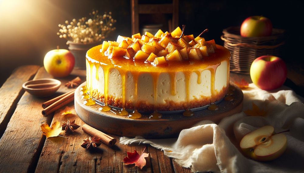 Apple Cider Cheesecake