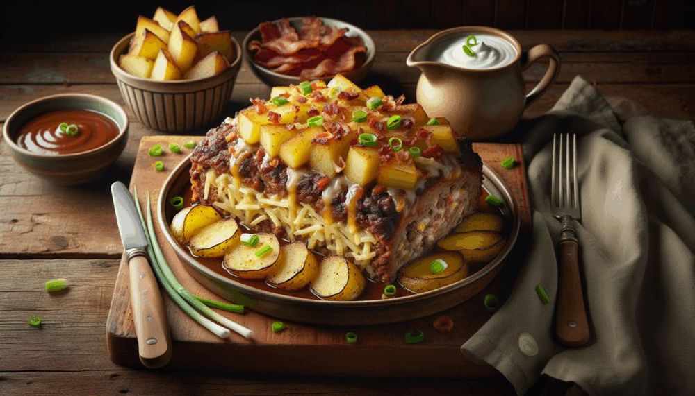 Ultimate Loaded Potato Meatloaf