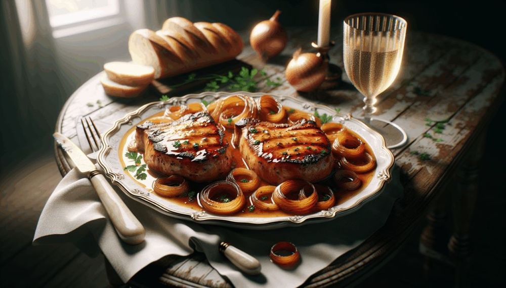 French Onion Baked Pork Chops