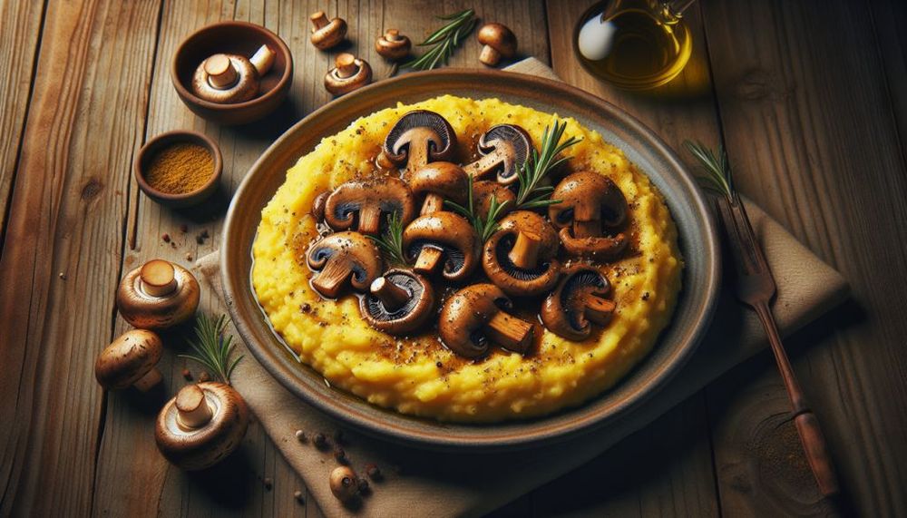 Italian Polenta with Mushrooms