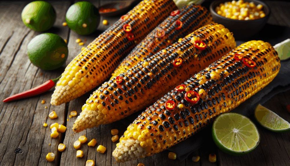Charred Corn with Chili Lime Butter