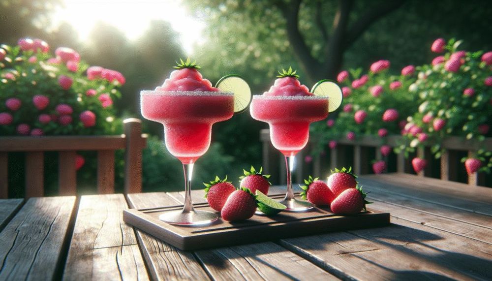 Frozen Strawberry Margaritas