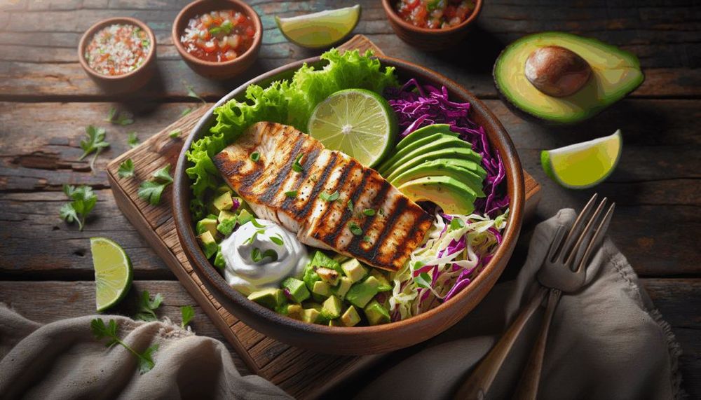 Low Carb Fish Taco Bowls
