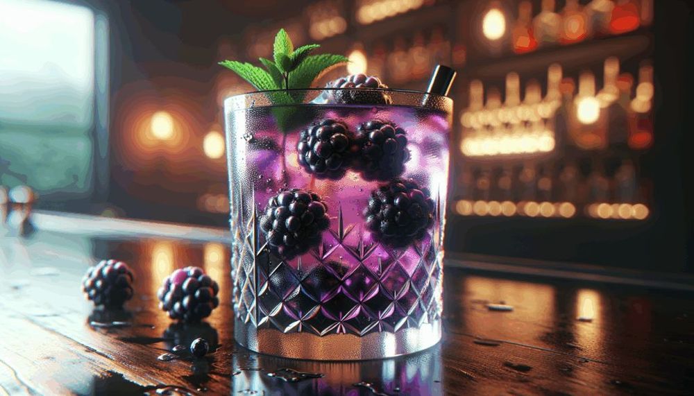 Blackberry Bourbon Cocktail