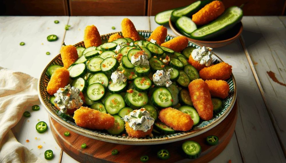 Jalapeño Popper Cucumber Salad