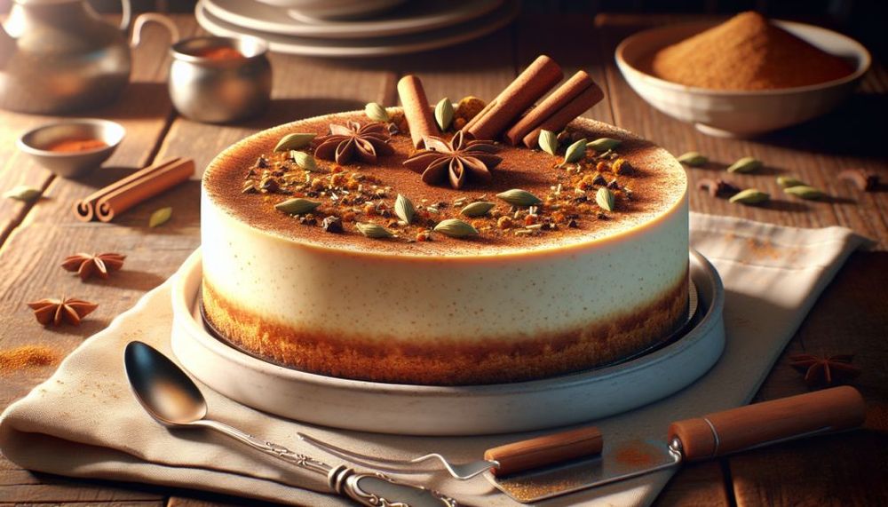 Spiced Chai Cheesecake
