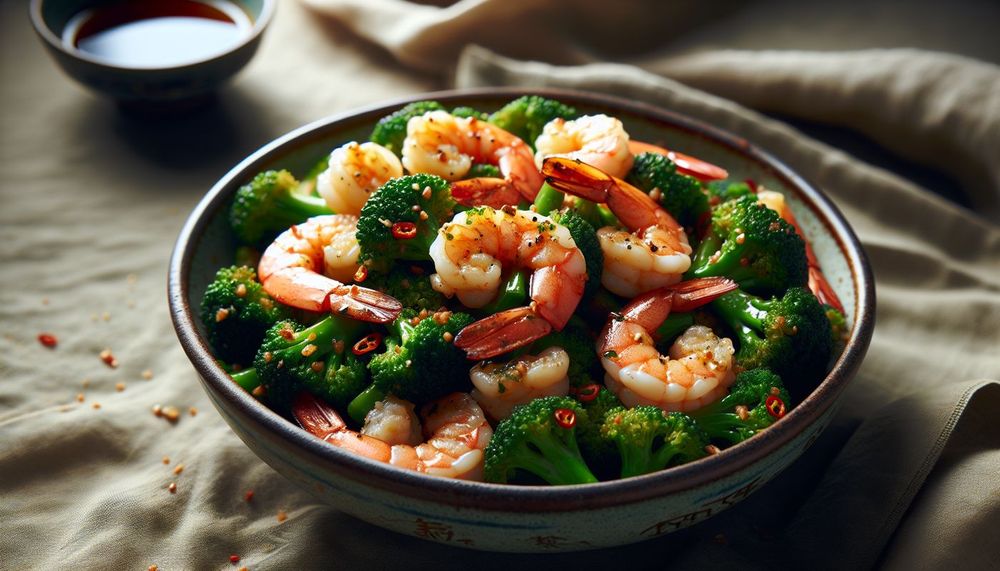 Shrimp and Broccoli Stir-Fry