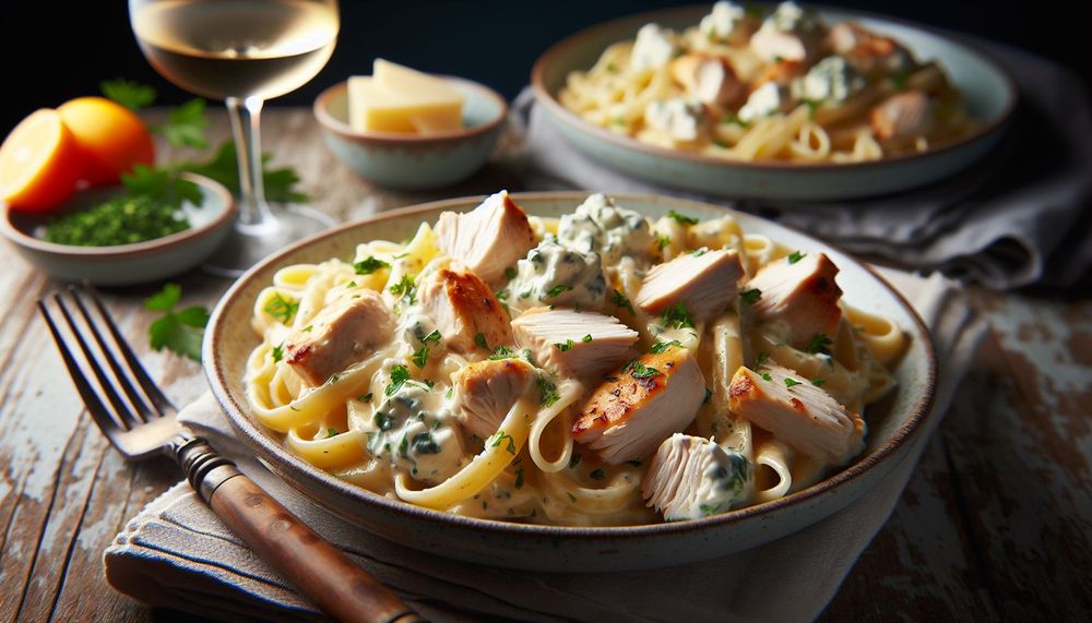 Creamy Boursin Chicken Pasta