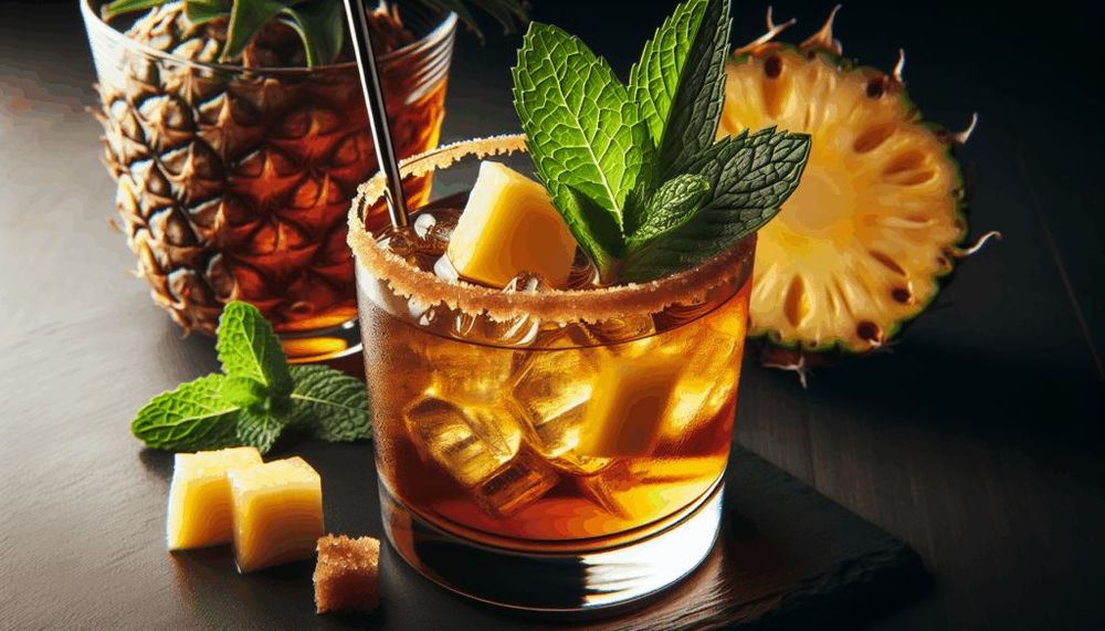 Bourbon Pineapple Smash