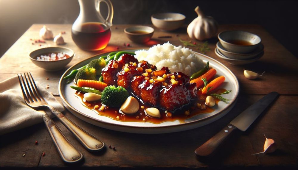 Sticky Honey Garlic Pork