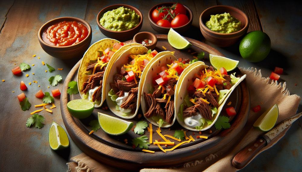 Slow Cooker Beef Brisket Tacos