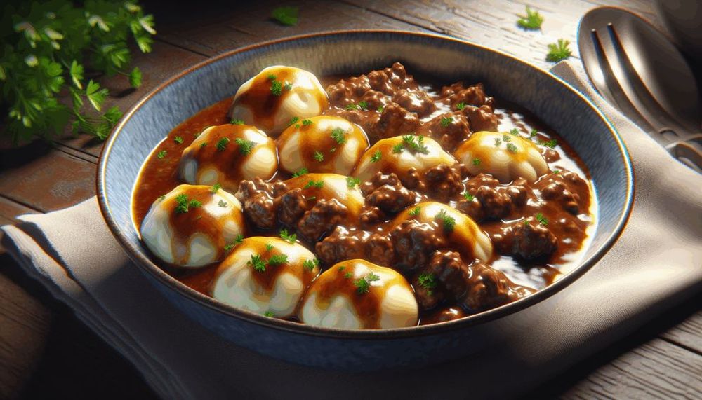 Ground Beef and Dumplings