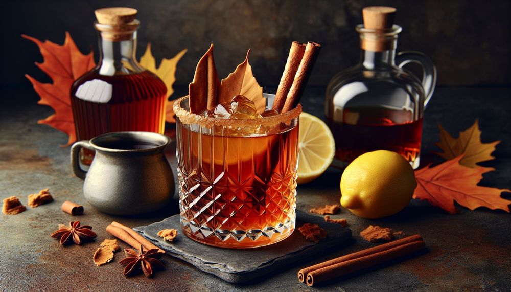 Cinnamon Maple Whiskey Sour
