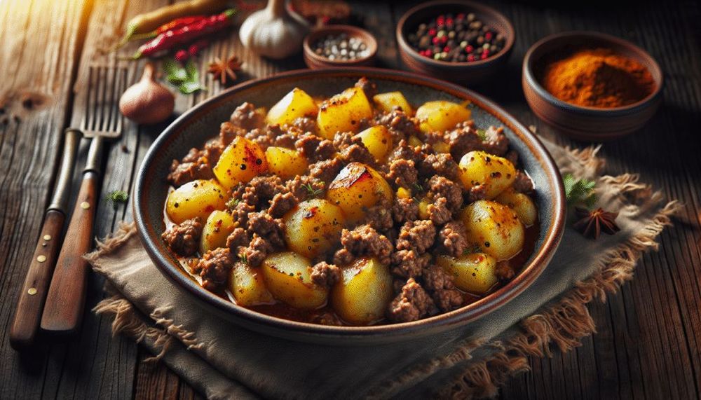 Southwest Ground Beef Potatoes