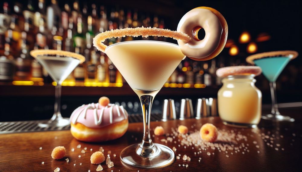 Glazed Donut Martini