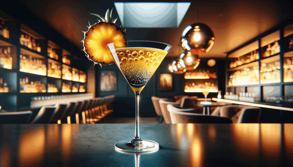 Pineapple Upside Down Martini