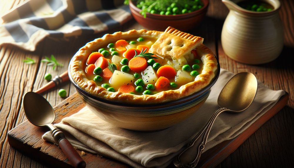 Veggie Pot Pie Soup