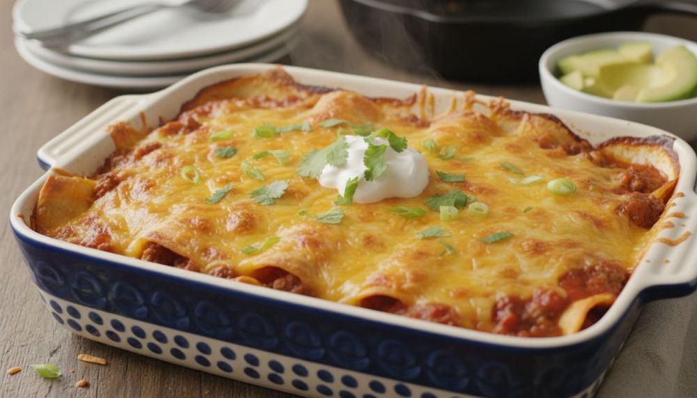 Beef Enchilada Casserole