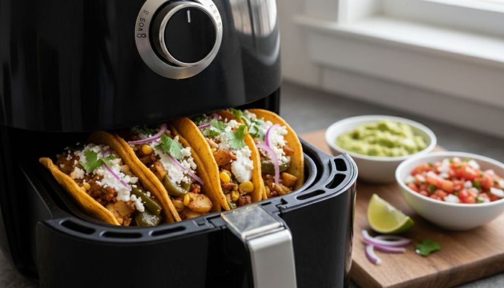 Air Fryer Mexican Potato Tacos