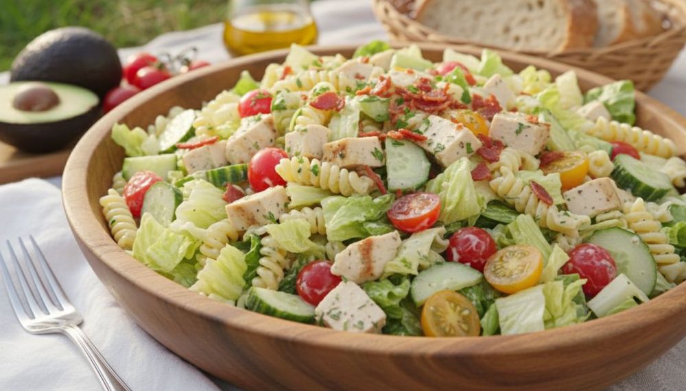 Chicken Club Pasta Salad