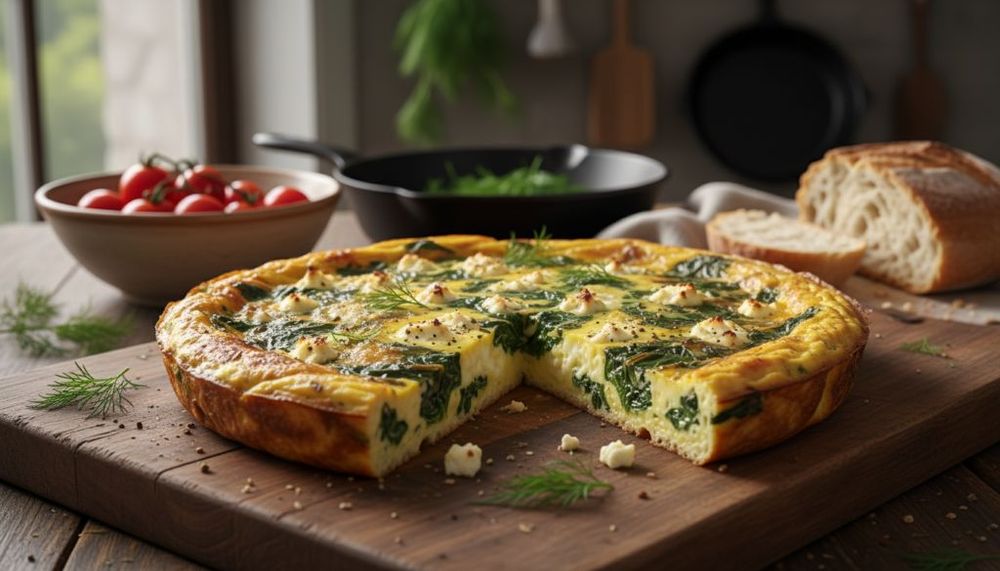 Spinach & Feta Egg Bake