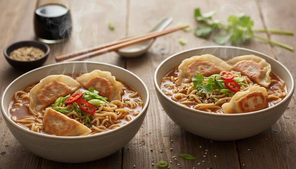 Potsticker Noodle Bowls