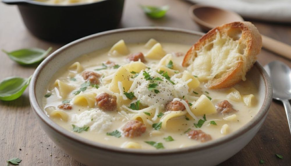 White Lasagna Soup