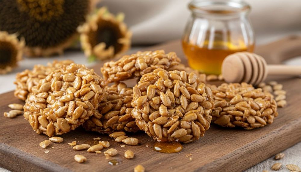 Honey Roasted Sunflower Seed Clusters