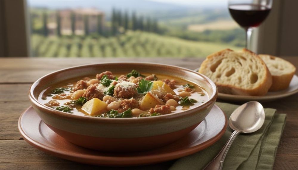 Tuscan Sausage & Potato Soup