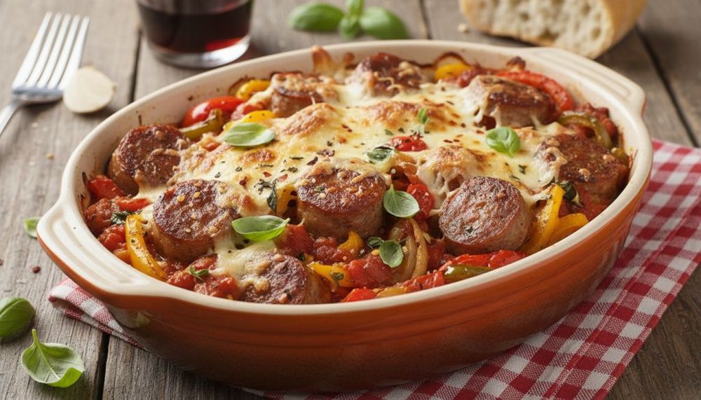 Italian Sausage & Pepper Casserole