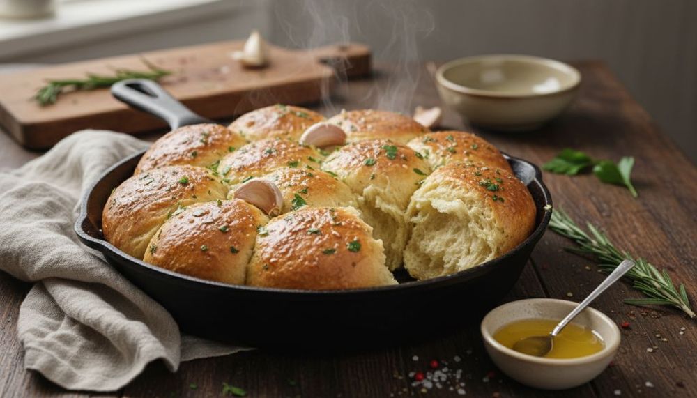 Garlic Butter Dinner Rolls