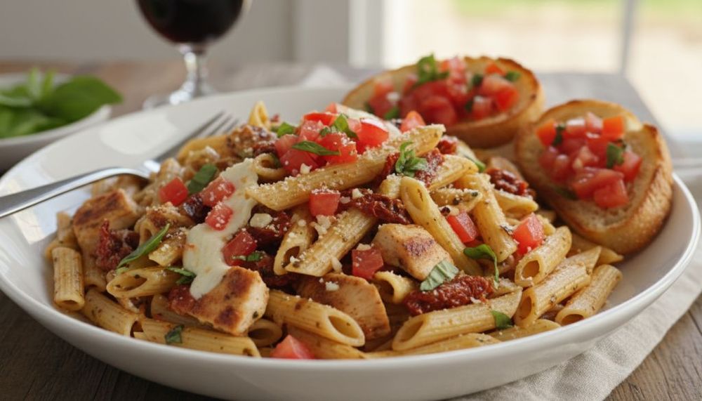 Bruschetta Chicken Pasta
