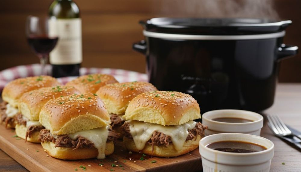 Crockpot French Dip Sliders