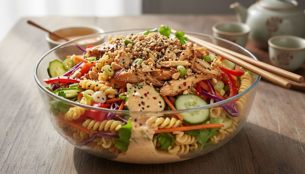 Chinese Chicken Pasta Salad