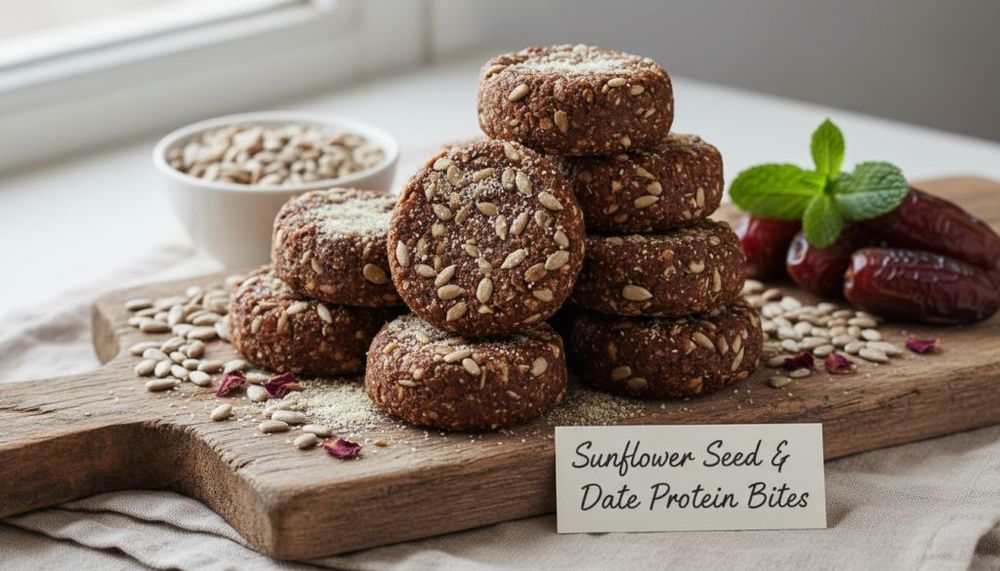Sunflower Seed & Date Protein Bites