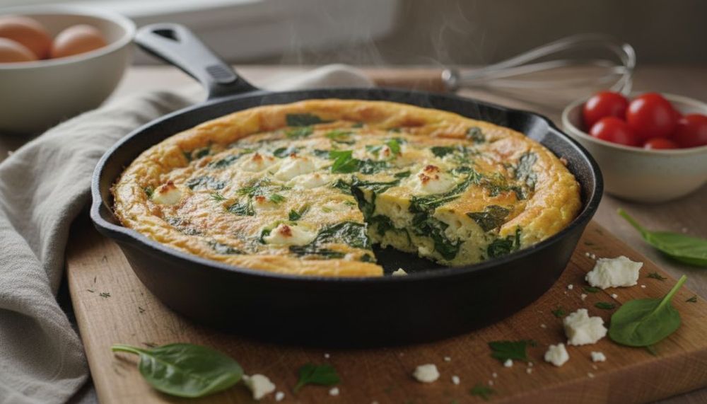 Spinach and Feta Frittata