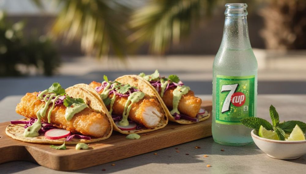 Fish Tacos with 7UP Batter