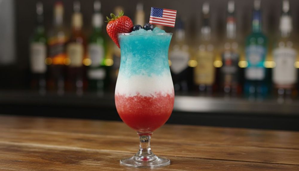 Red, White & Blue Daiquiri