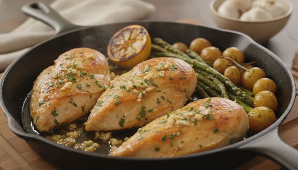 Garlic Butter Baked Chicken Breast