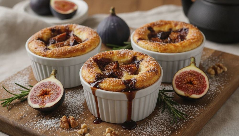 Brown Sugar Fig Baked Cottage Cheese Cups