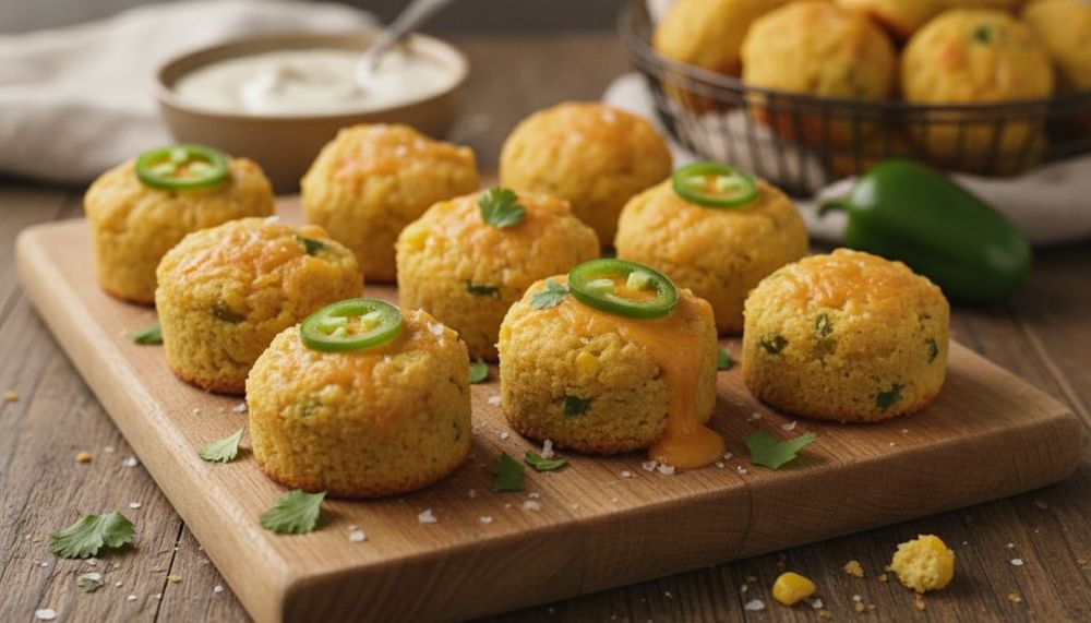 Jalapeño Cornbread Poppers