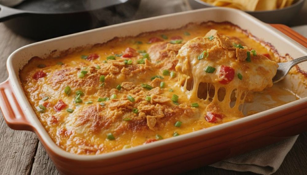 Baked Queso Chicken