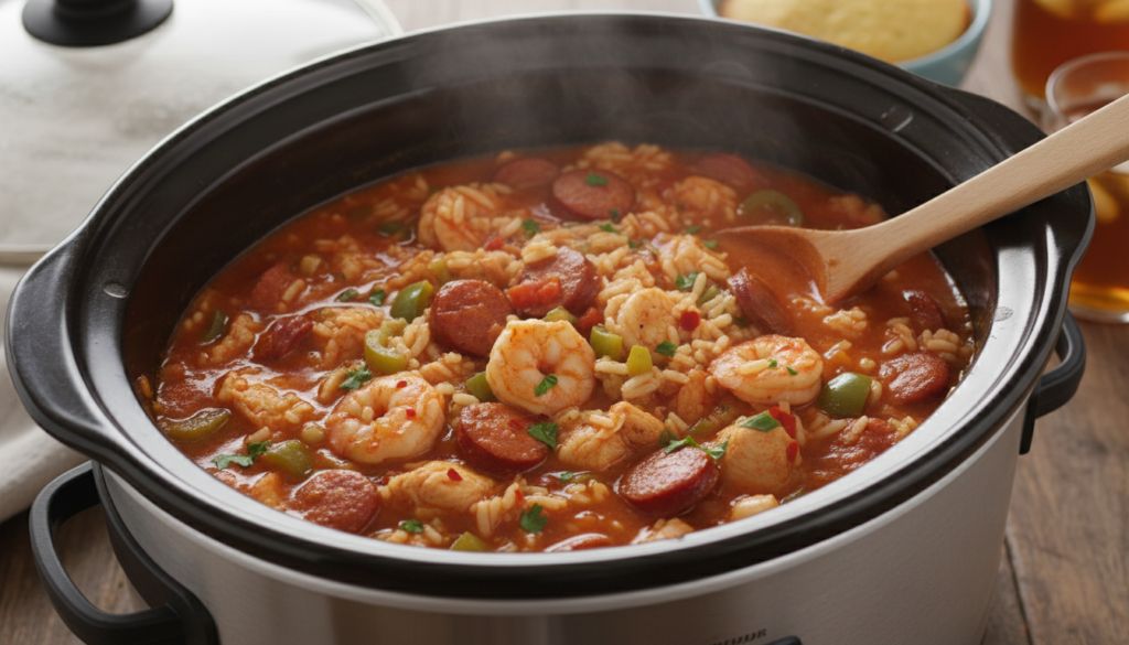 Slow Cooker Chicken Jambalaya