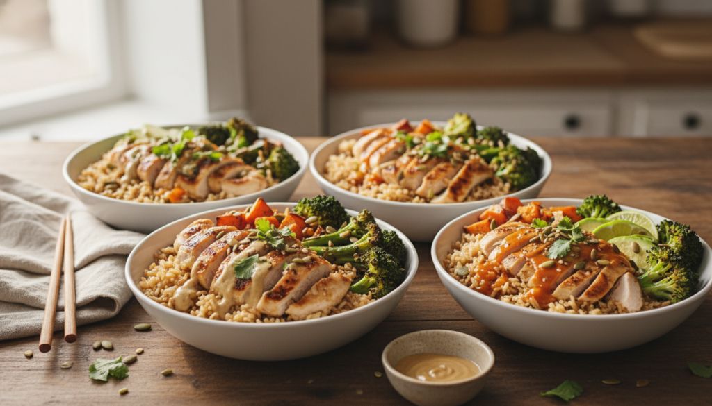 Chicken Grain Bowls