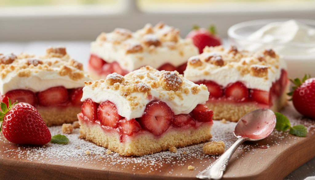 Strawberry Shortcake Bars
