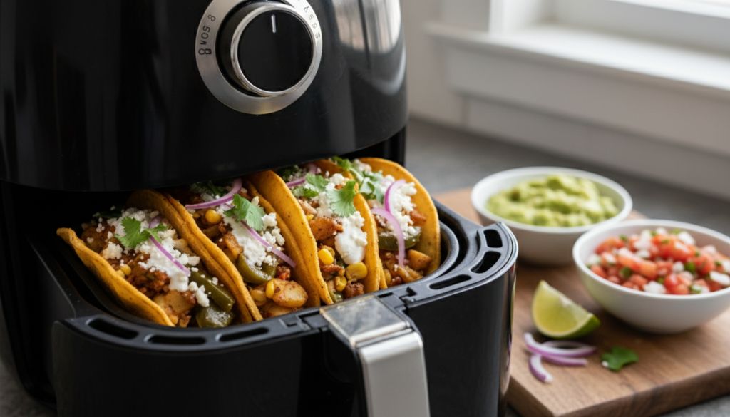 Air Fryer Mexican Potato Tacos