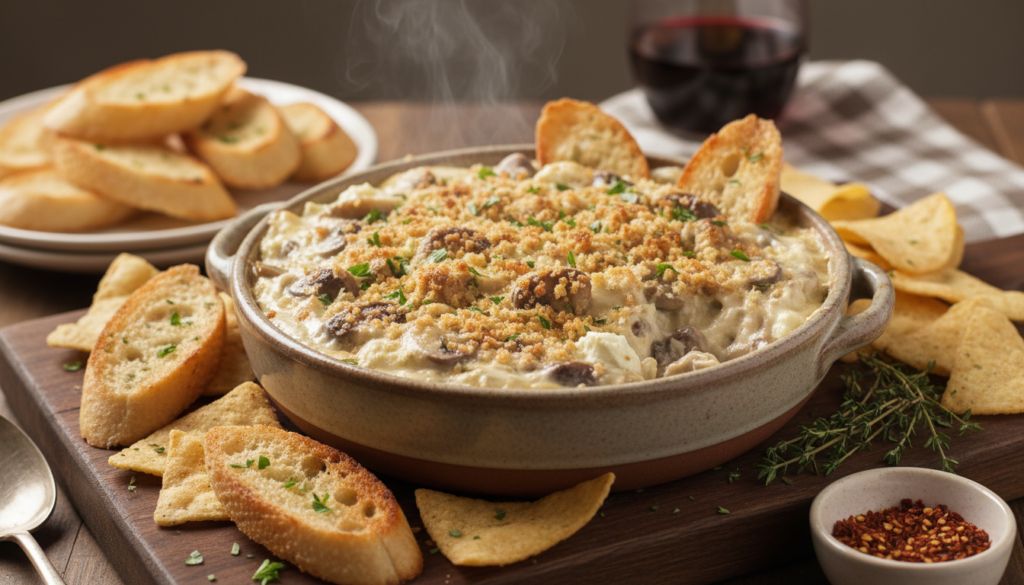 Stuffed Mushroom Dip