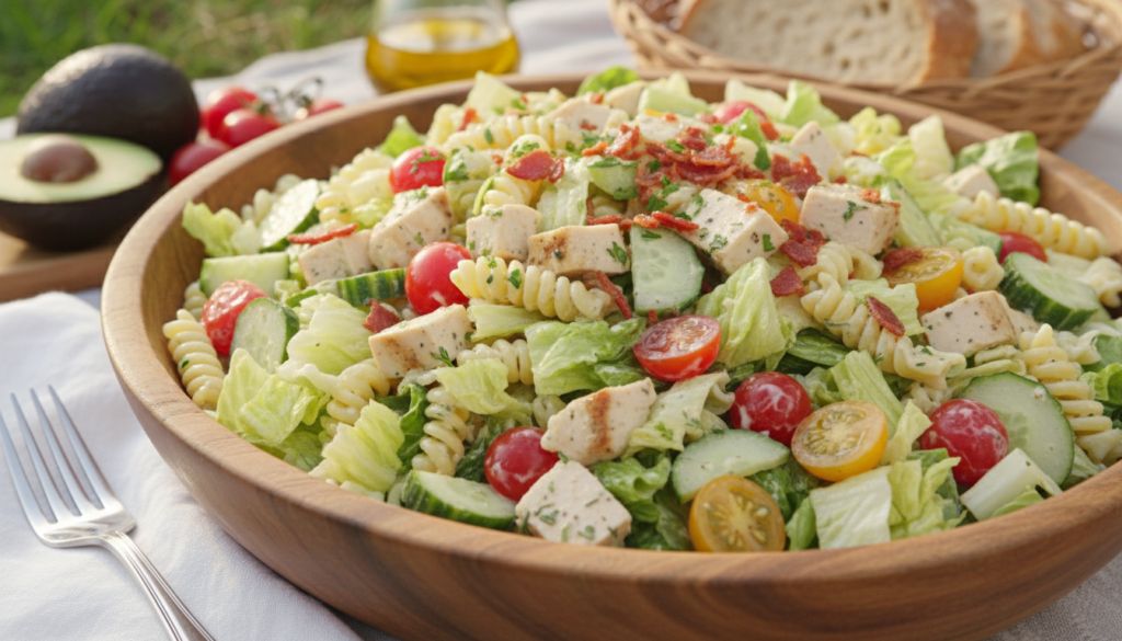 Chicken Club Pasta Salad