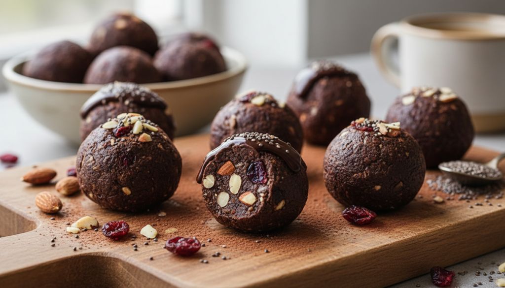 Dark Chocolate Energy Bites
